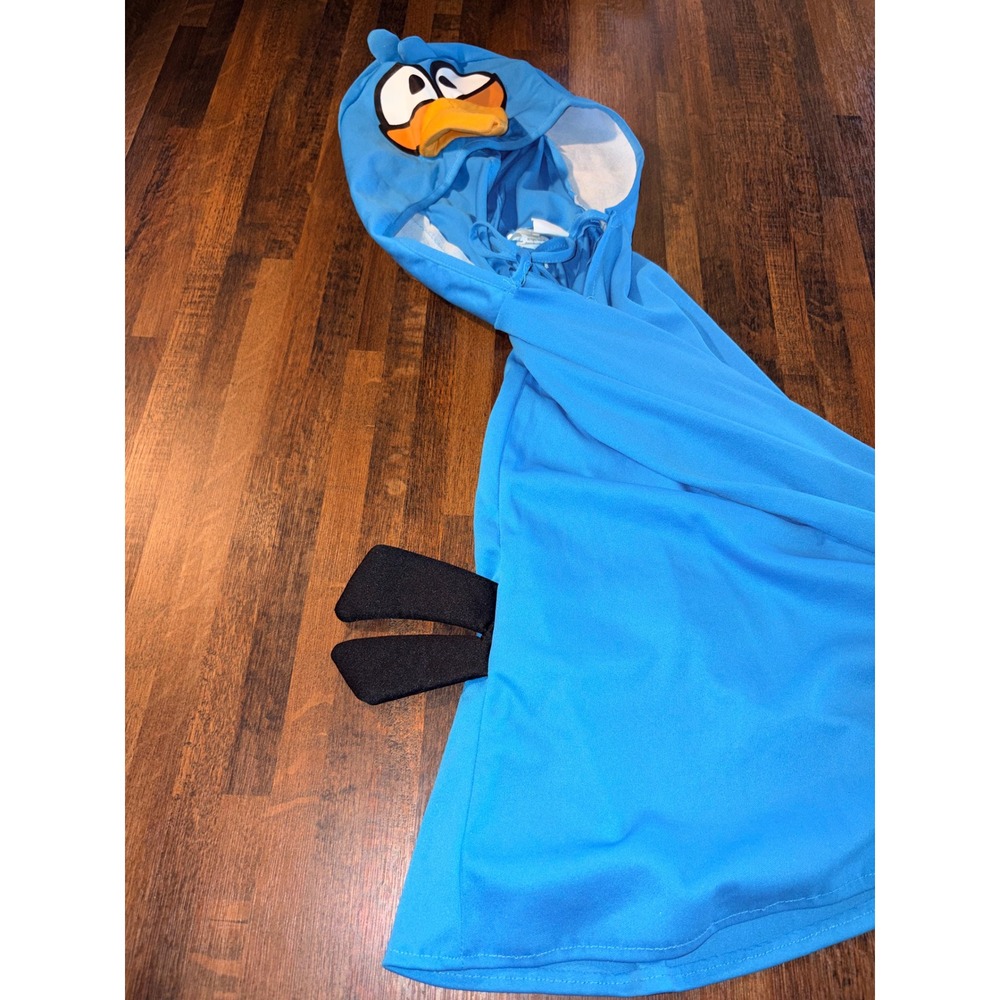 Spirit Halloween Angry Birds Blue Bird Jay Costume Cape Kids One Size Fits Most - Picture 3 of 4